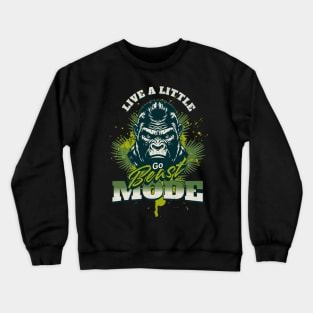 Beast Mode - Gorilla Crewneck Sweatshirt